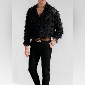 Customized party shirt (see through) M-L